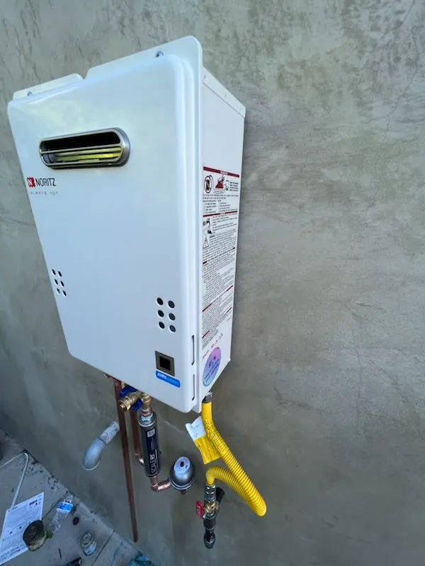 Tankless water heater installation for Belton homes